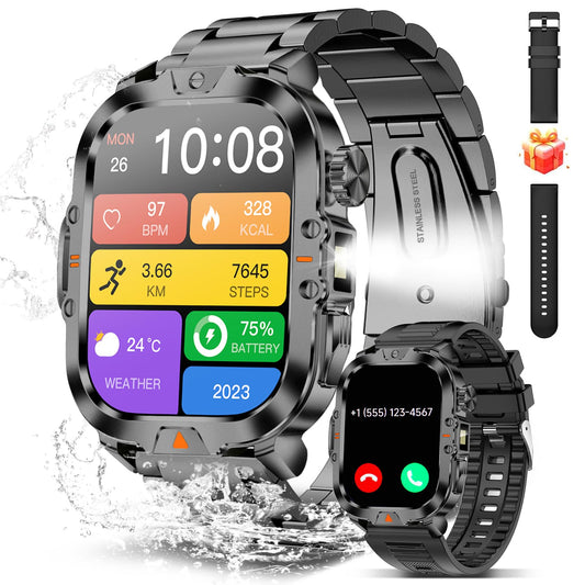 Fitness Smart Watch IP68 Waterproof Wireless Call Message Reminder