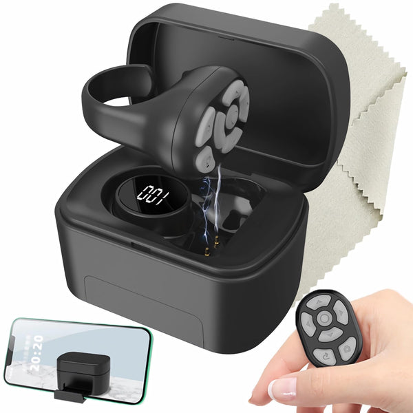 3-in-1 Wireless Mobile Selfie Cell Phone Remote Ring for iPhone iPad iOS Android