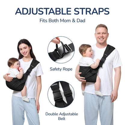 Baby Sling Carrier Toddler Sling Carrier Newborn to Toddler 6-40 lbs