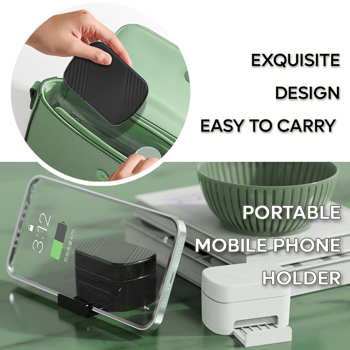 3-in-1 Wireless Mobile Selfie Cell Phone Remote Ring for iPhone iPad iOS Android