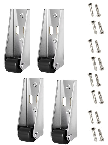 4 Pack Vertical Track Roller Wheel, 110LBS Heavy Duty Load-Bearing Guide Roller