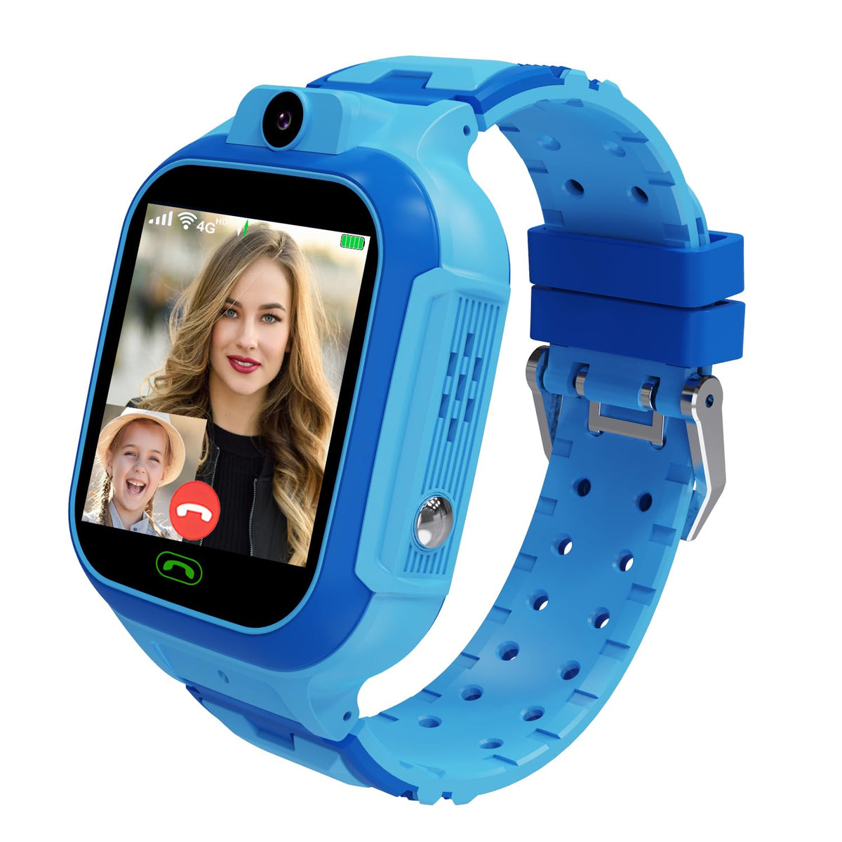 4G Kids Smart Watch GPS Tracker,Two Way Call Video Calling Voice Chat SOS Class Mode