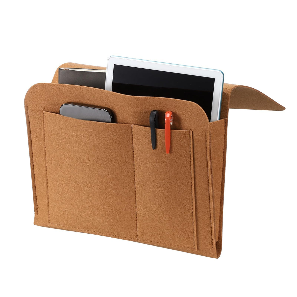 5 Pockets Felt Bedside Storage Organizer, Hanging Caddy for Bedroom Home
