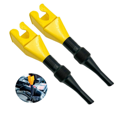 2 PCS Retractable Auto Flexible Draining Tool Snap Funnel