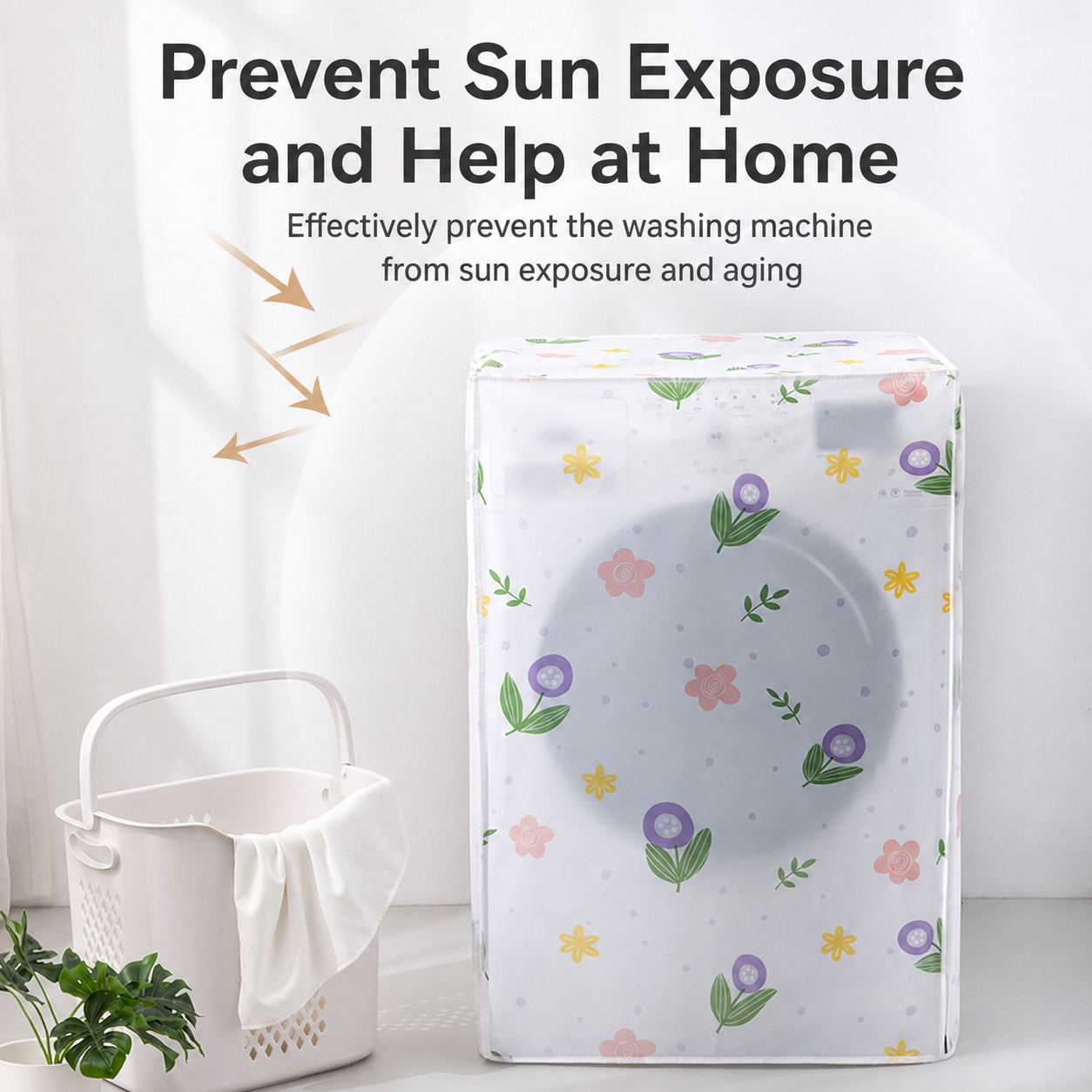 Universal Washing Machine Waterproof, Dustproof & Sun Protection Cover