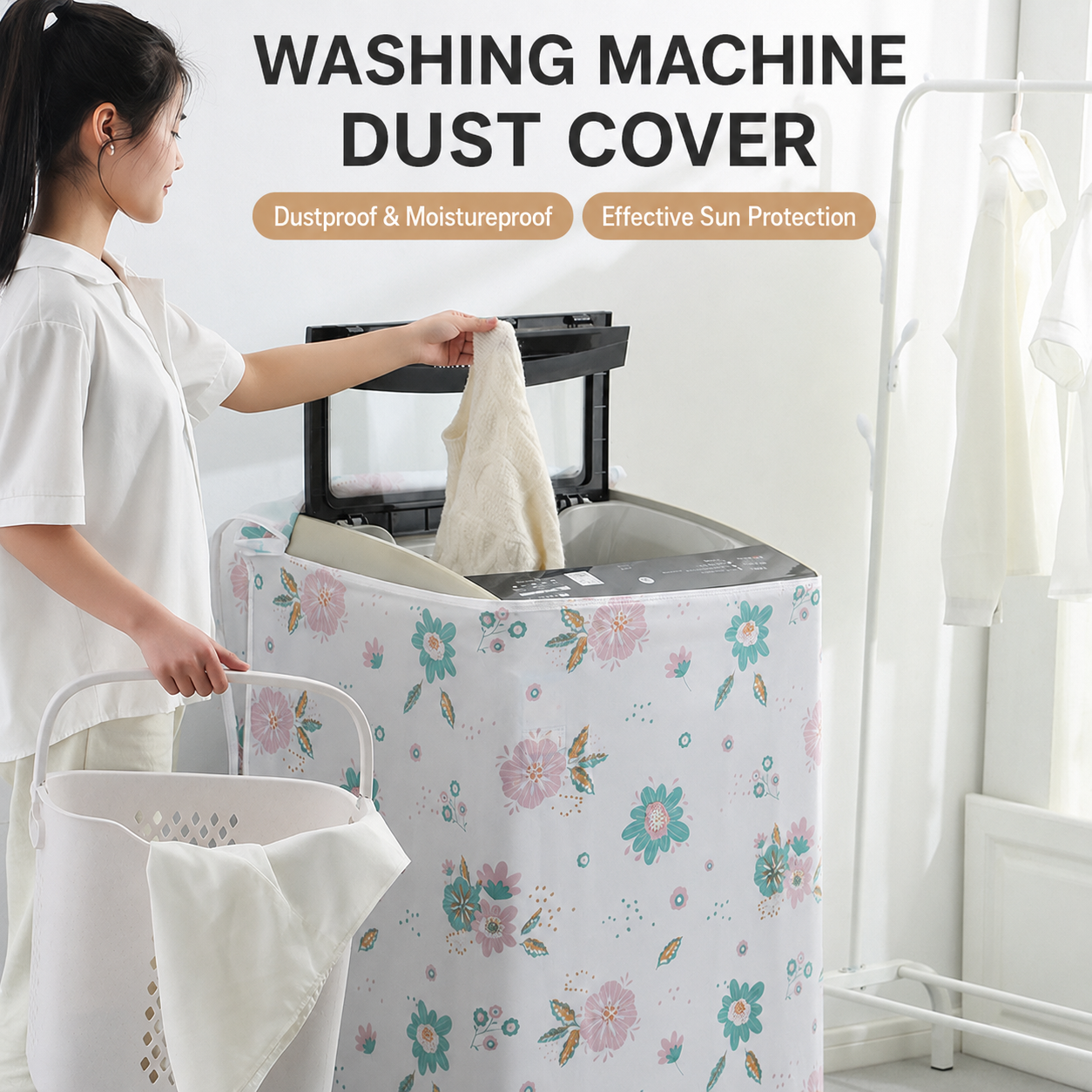 Universal Washing Machine Waterproof, Dustproof & Sun Protection Cover