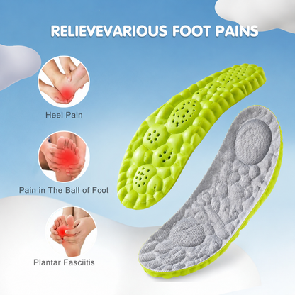 3 Pair 4D Breathable Memory Foam Cloud Insoles