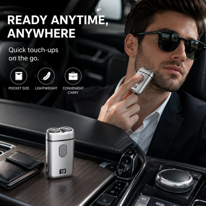 USB Rechargeable Dual-Head Electric Waterproof Shaver
