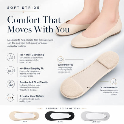 Women Boat Sock Plantar Fasciitis Socks Insoles