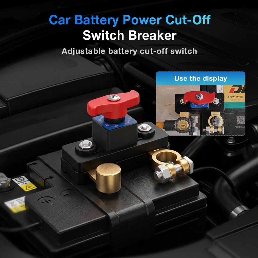 12v 24V Universal Battery Disconnect Switch & Leak Protecto