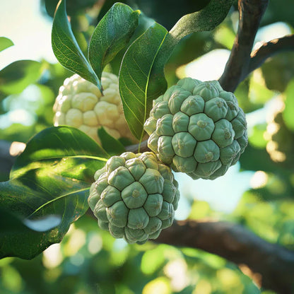 100 Custard Apple Seeds - Tropical Exotic Delicious Sweet Fruits - Non-GMO Fruit Seed