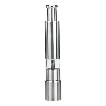 6" Stainless Steel Presto Push Salt and Pepper Mill