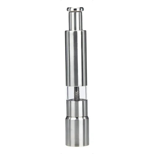 6" Stainless Steel Presto Push Salt and Pepper Mill