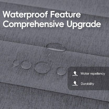 Folding Magnetic Waterproof Shower Curtain with Hooks, Acordion Polyester Shower Curtains for Bathroom