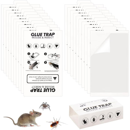 5 Pcs Mouse Traps Glue Boards Safe and Easy to Use Bug and Pest Control