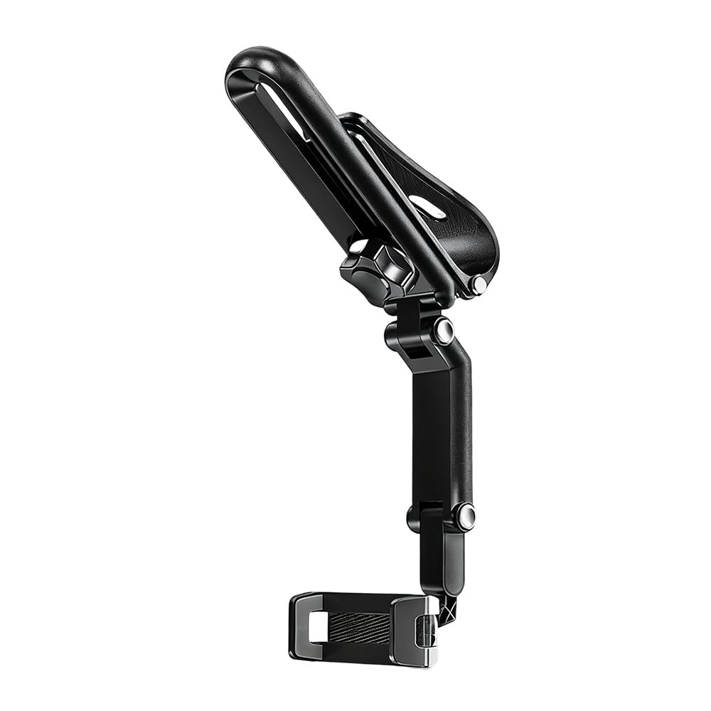 Sun Visor Phone Holder,Universal 360 Degree Rotating Retractable Phone Mount