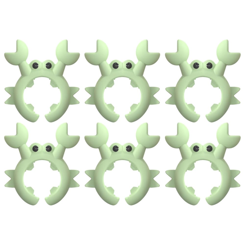 Creative Crab Shaped Spatula Rack, Silicone Anti Scalding Cooking Pot Clip