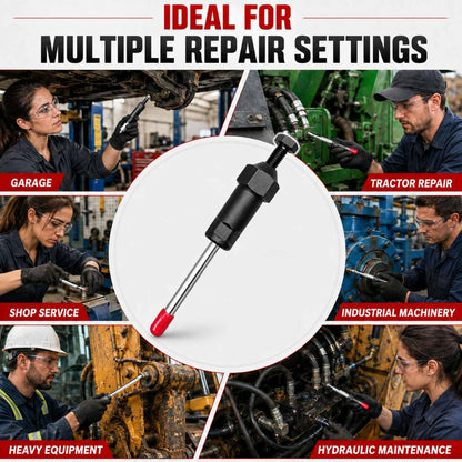 Heavy Duty Grease Fitting Unclogger Tool, 600 PSI Grease Zerk Cleaner