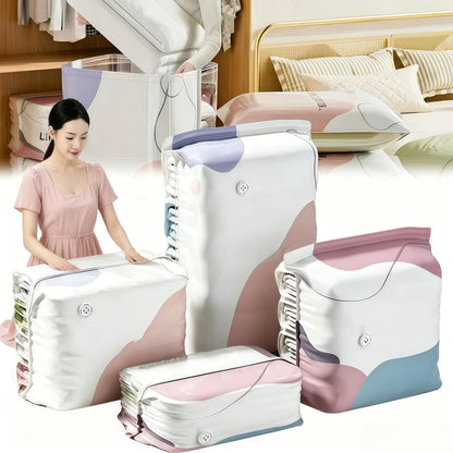 Large Capacity Vacuum Storage Bags,3D Compression Space Creator