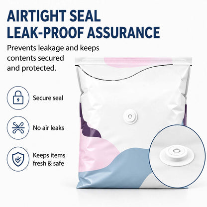 Large Capacity Vacuum Storage Bags,3D Compression Space Creator