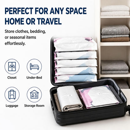 Large Capacity Vacuum Storage Bags,3D Compression Space Creator