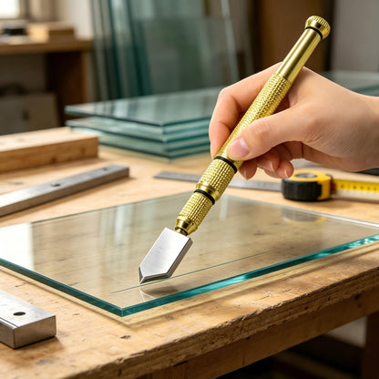 Multi-Function Diamond Glass Cutter, Manual Tile and Mirror Cutting Tool
