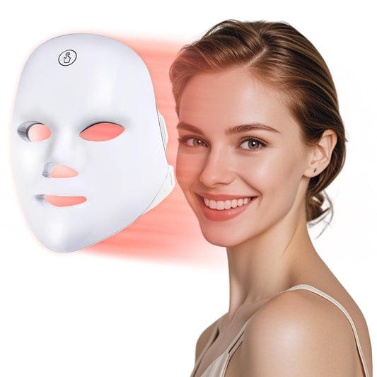 Red Light Therapy for Face,7-1 Colors LED Facial Skin Care Mask