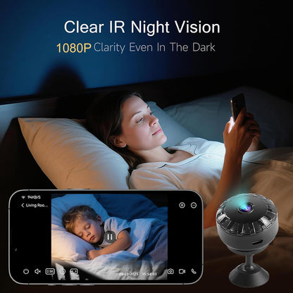 Hidden Mini Security WiFi HD Camera,Motion Detection & Night Vision