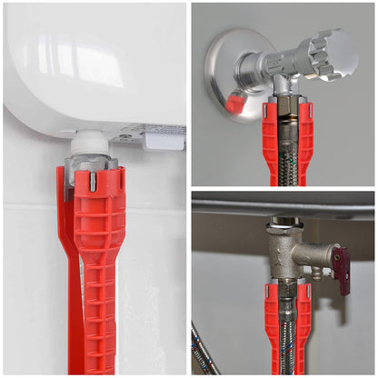 14-in-1 Multi-functional Faucet and Sink Wrench - Plumbing Wrench Installer