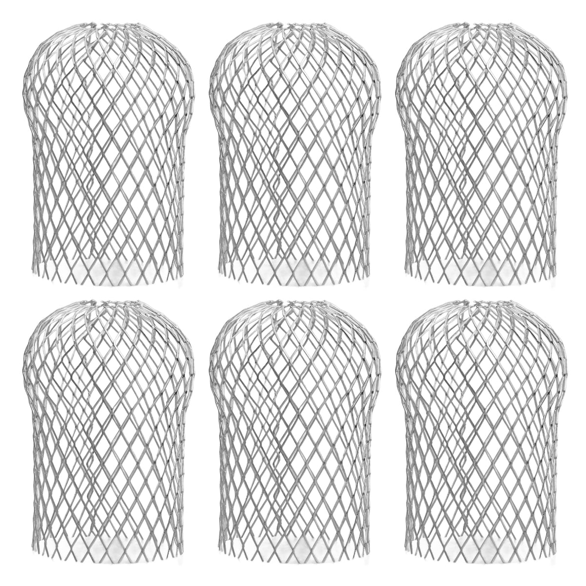 6 Pack Adjustable Gutter Downspout Guards, Expandable Leaf Filter Strainer