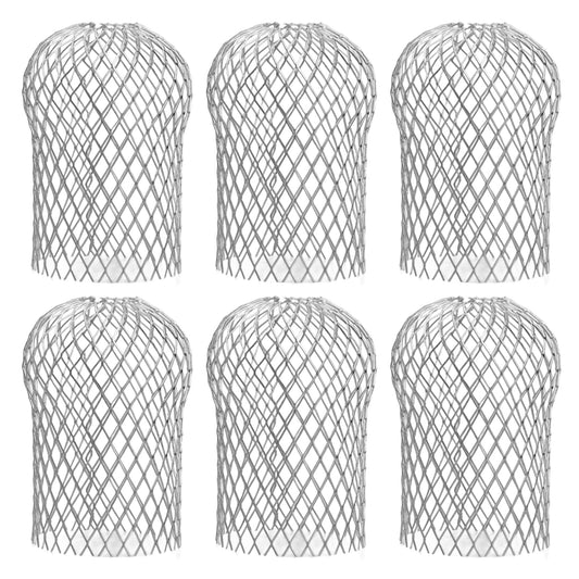 6 Pack Adjustable Gutter Downspout Guards, Expandable Leaf Filter Strainer