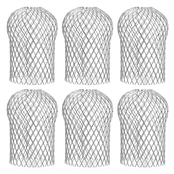 6 Pack Adjustable Gutter Downspout Guards, Expandable Leaf Filter Strainer