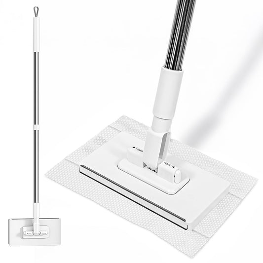Hands Free Multi Purpose Flat Mop One Click Shark Tooth Grip