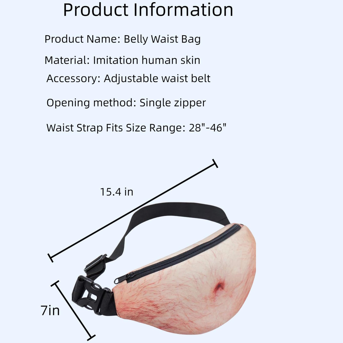 Belly Fanny Pack Gag Gifts Funny Adult Birthday Gifts for Men Women