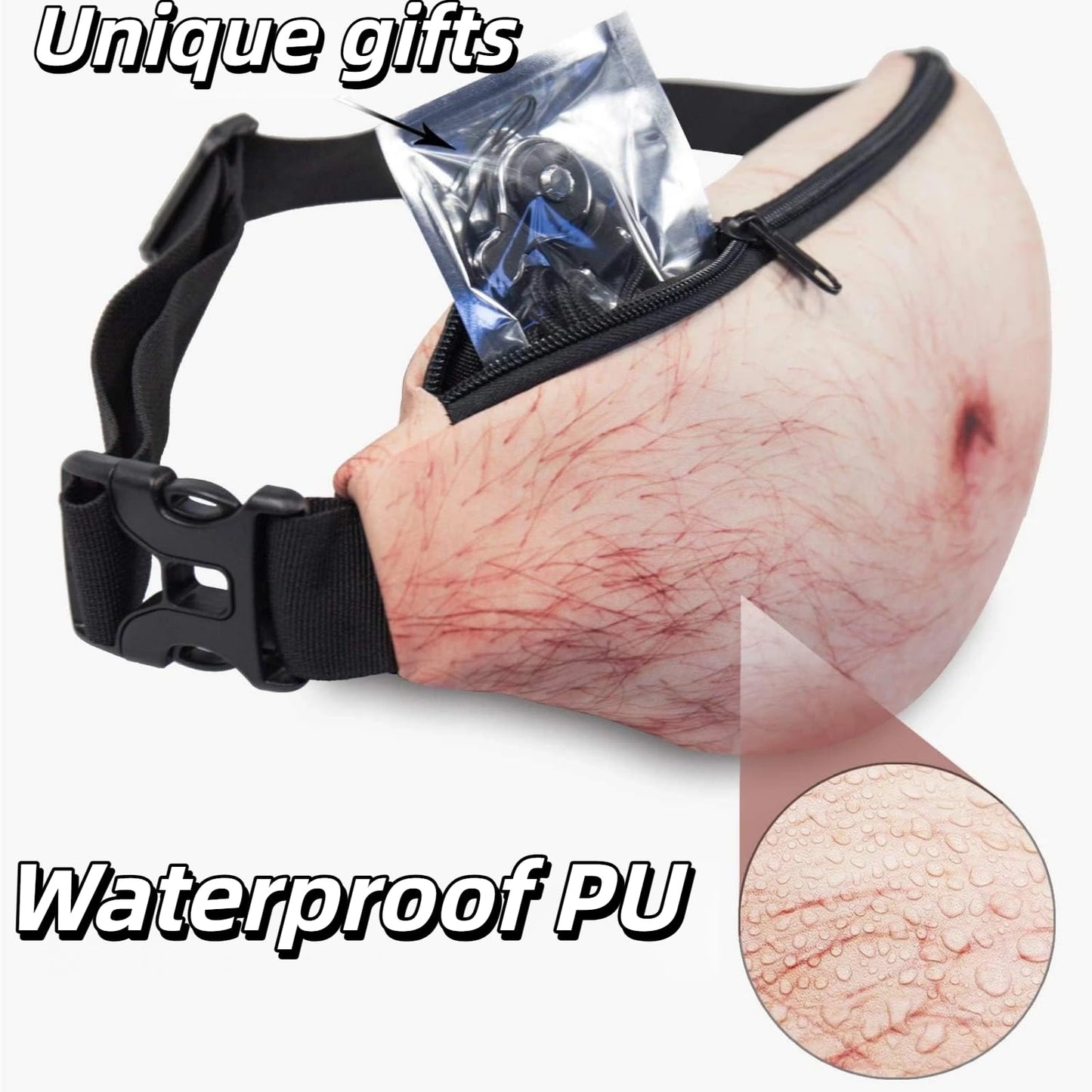 Belly Fanny Pack Gag Gifts Funny Adult Birthday Gifts for Men Women