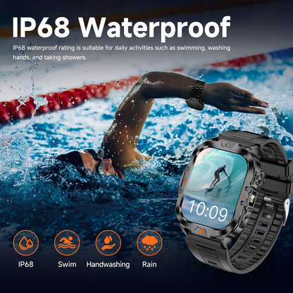 Fitness Smart Watch IP68 Waterproof Wireless Call Message Reminder