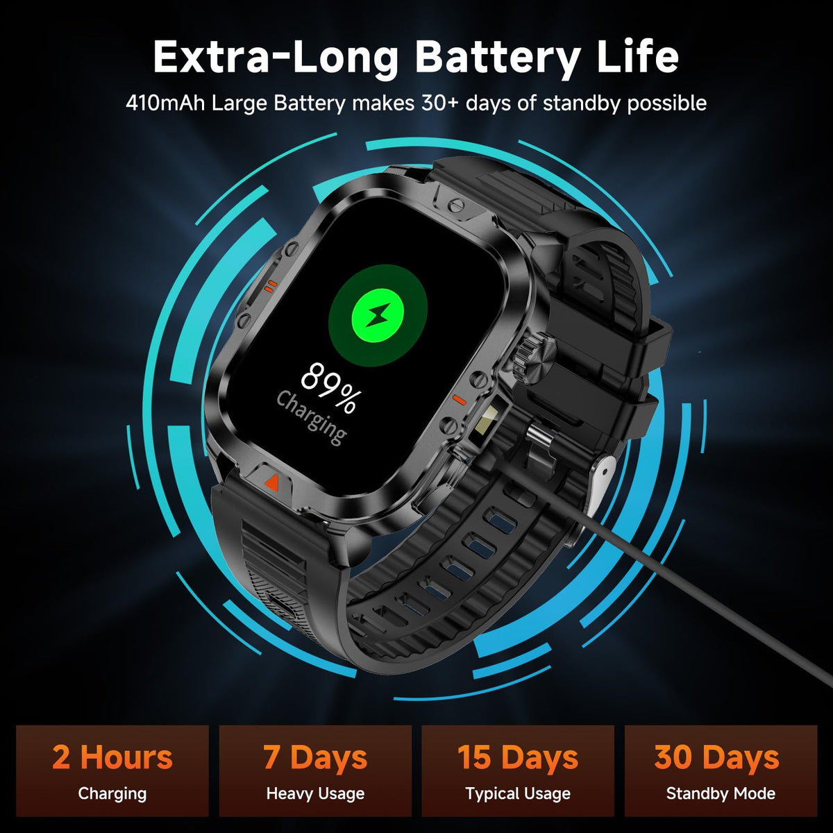 Fitness Smart Watch IP68 Waterproof Wireless Call Message Reminder
