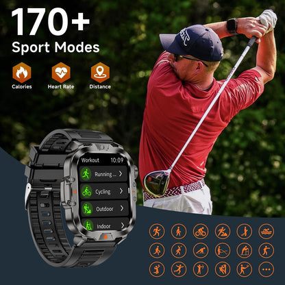Fitness Smart Watch IP68 Waterproof Wireless Call Message Reminder