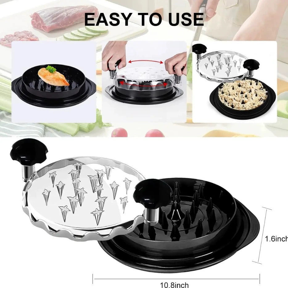 Visible Chicken Breast Meat Shredder with Strong Anti-Slip Bottom & Ergonomic Handle