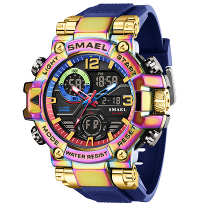 Men's LED Digital Waterproof Sports 5ATM Shockproof Watch