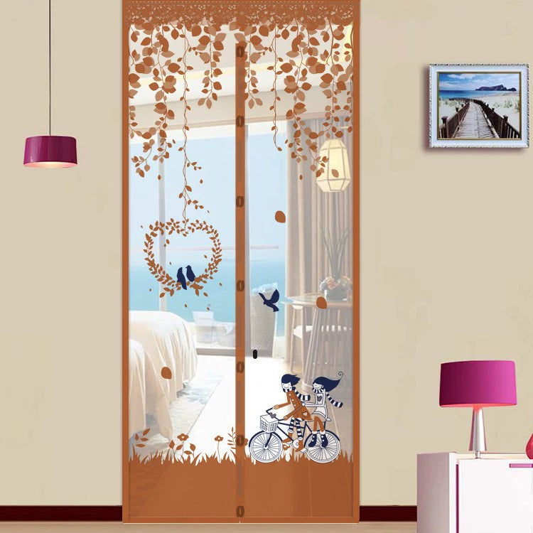 Summer Magnetic Mesh Net Door Curtain-Automatic Closing and anti Mosquit