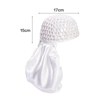 2-in-1 Wrap Cap Bonnet for Silk Press for Women