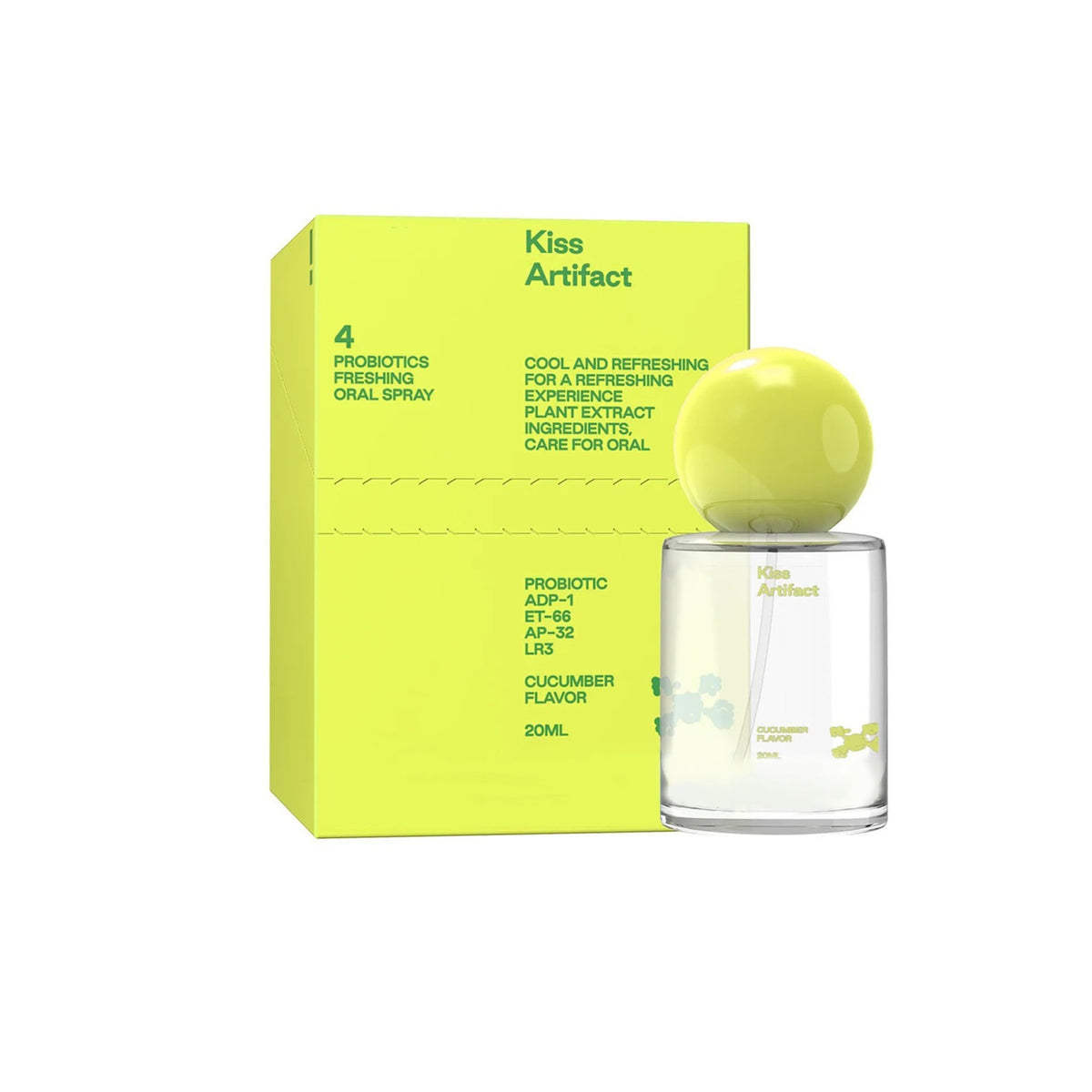 Probiotic Oral Spray for Long-Lasting Freshness, Alcohol-Free Travel-Sized Breath Spray