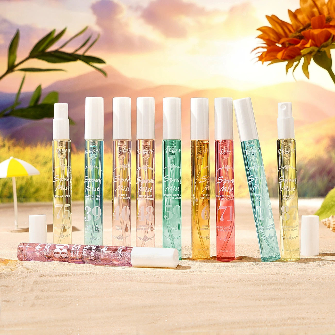 10-Piece Summer Brazilian Romantic Perfume Set