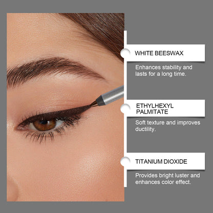 Smooth Eyeliner Gel Pen - Silky Smooth Long-lasting Makeup Eyeliner Gel Pencil