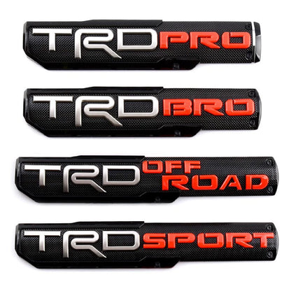 TRD Off Road Sport Pro Emblem Decal Self adhesive Badge Stickers