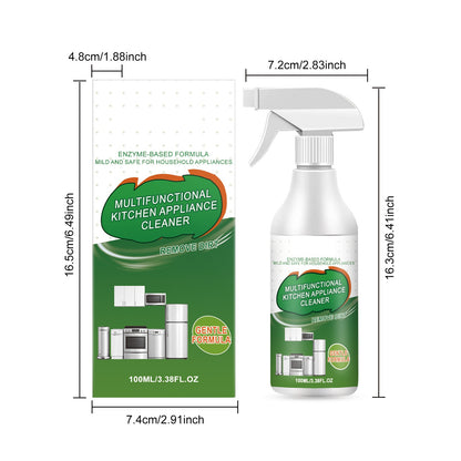 3.38oz Kitchen Appliance Cleaner - Gently Cleans Grease and Grime