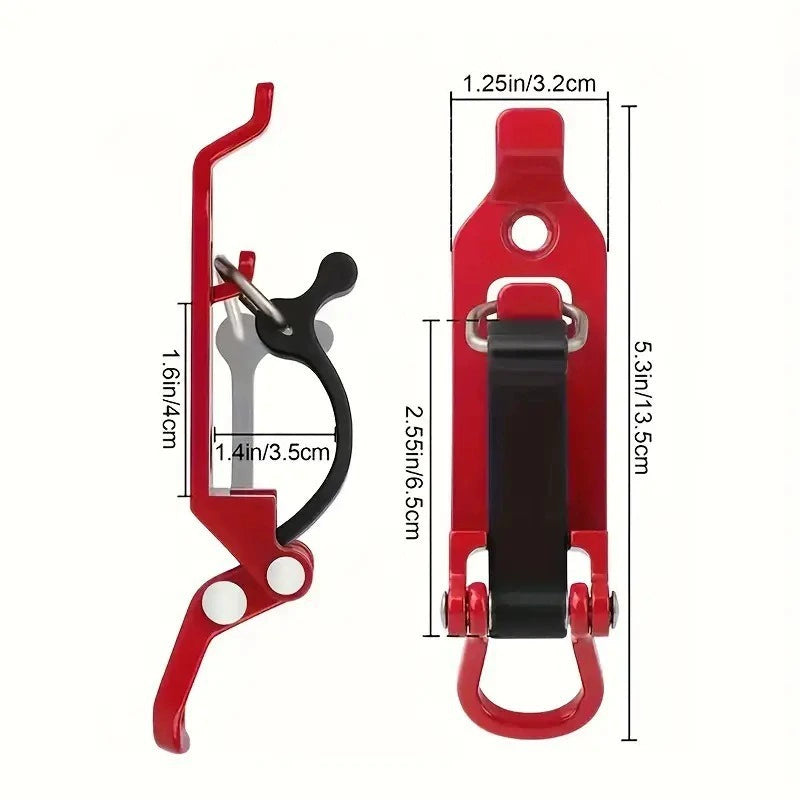 2pcs Shovel Holder Clamp Wall Mount Kit Quick Release Storage for Roof Rack