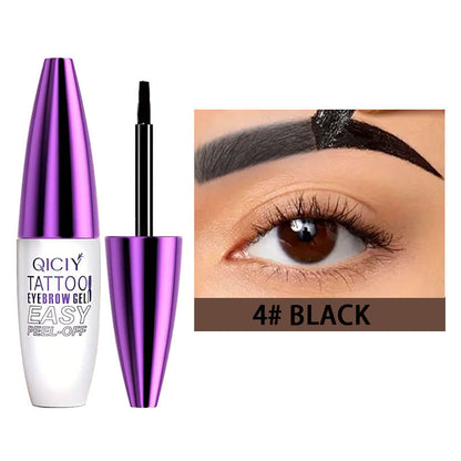 4 Pack Long-lasting Waterproof Peel off Tatoo Eyebrow Gel