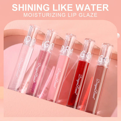 6 Colors Glitter Lip Gloss Set